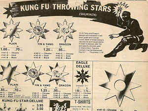 The oldest days of the Shuriken trade